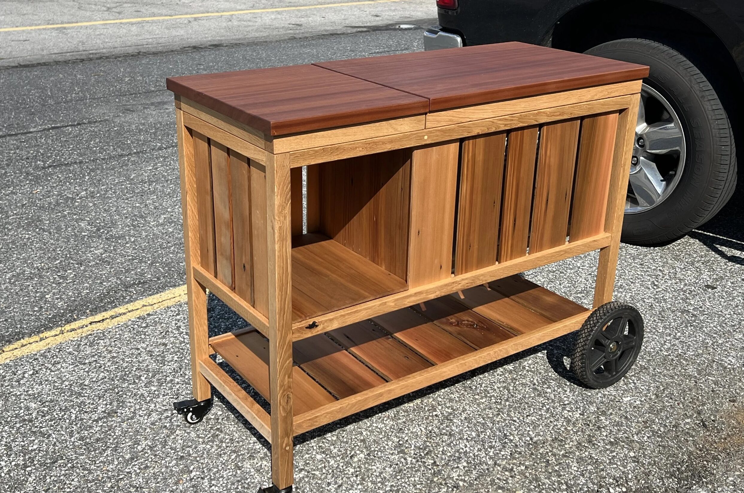Anniversary bar cart